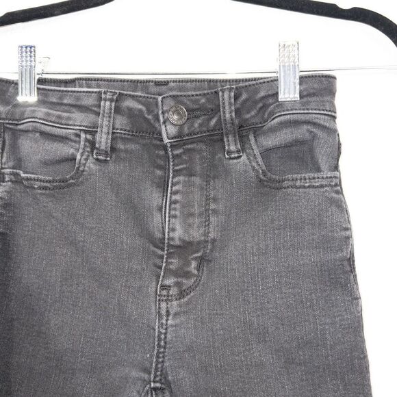 American Eagle Black Super Hi-Rise Jeggings Size 0 - Picture 3 of 9